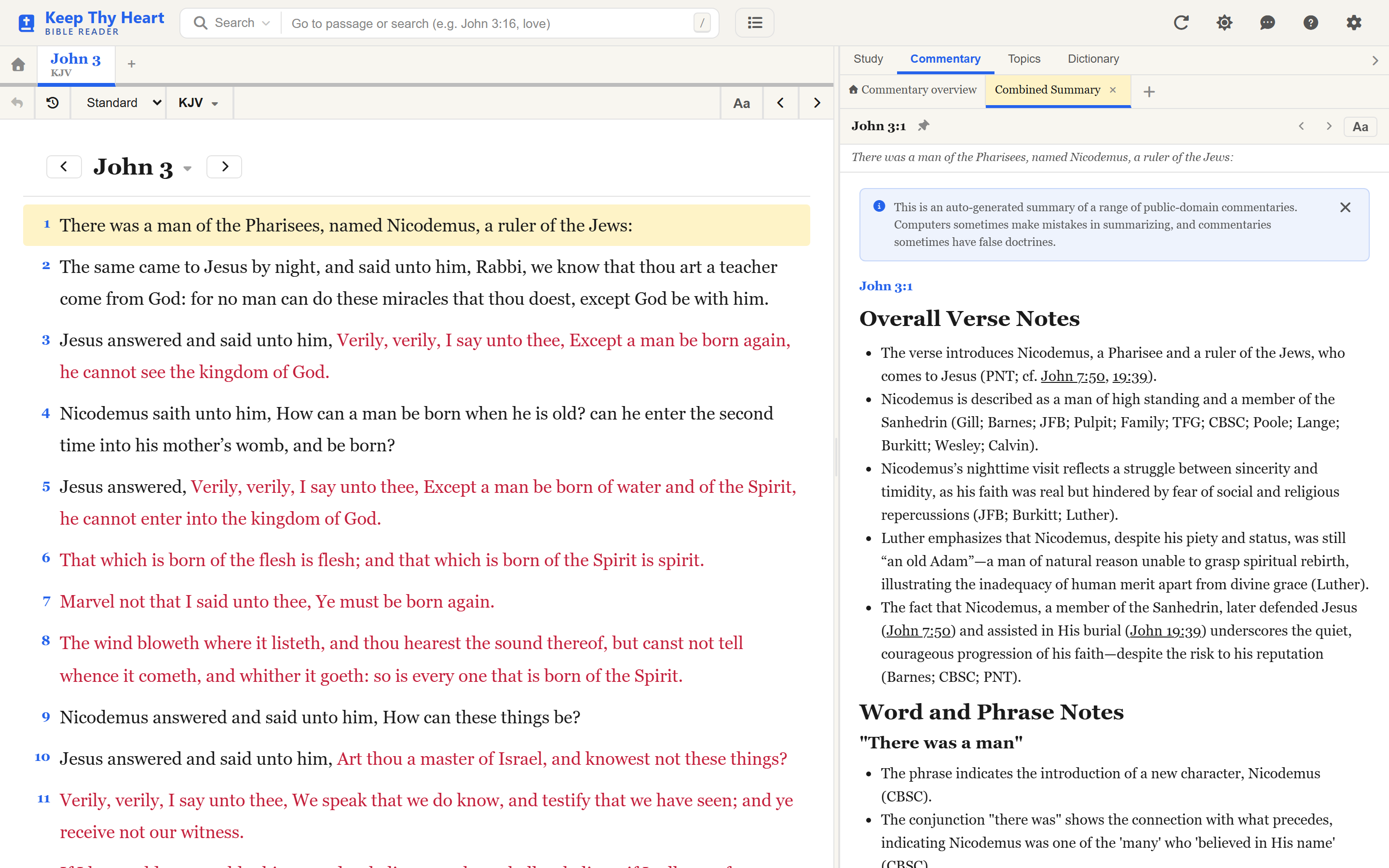 The app running in standalone PWA mode, without browser chrome